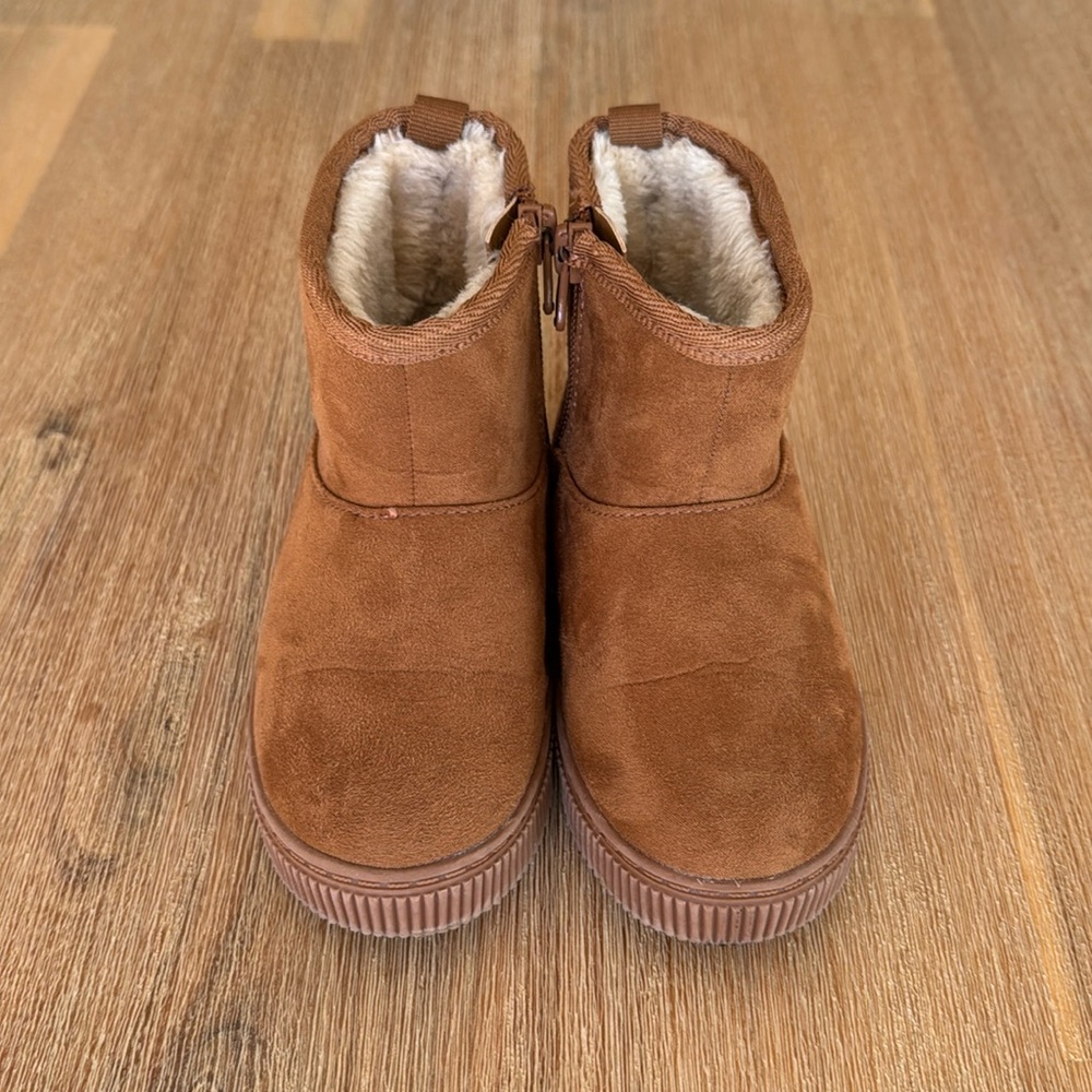 Cat & Jack Tan Suede Boots 8T